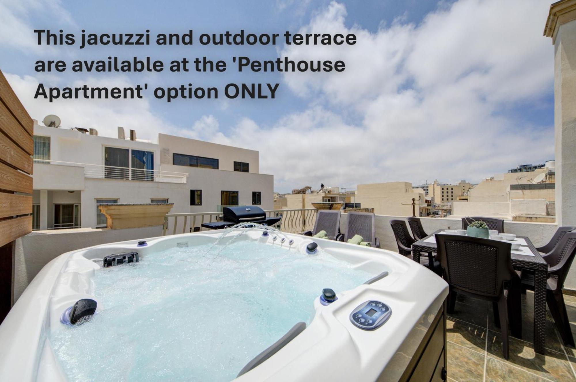 St Julian'S Unique 3-Bedroom Apartments Sleeps 9-10 San Ġiljan Extérieur photo